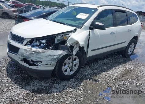 2012 Chevrolet Traverse Ls из США, поврежденный, VIN 1GNKREED0CJ157203